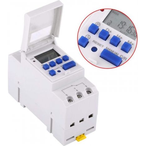Programmierbarer Wochenzeitschalter, Relais-schalter, Mit Lcd-display, 16 On- Und 8 Off-timer, Thc15a 220v
