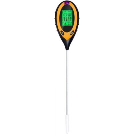 4-in-1 Boden-ph-meter – Feuchtigkeits-, Ph-, Temperatur- Und Lichttester – Sofortige Digitale Anzeige – Leichtes Innen-/außenwerkzeug