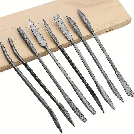 8 Stück Steinmeißel, Werkzeuge Aus Wolframstahl Für Die Holz- Und Steinbearbeitung, Professionelles Künstlerisches Karbidwerkzeug