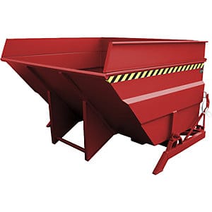 Bauer Kippbehälter BKC 400, lackiert, Feuerrot