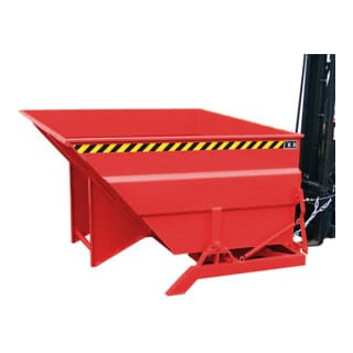 Bauer Kippbehälter BKC 200, lackiert, Feuerrot