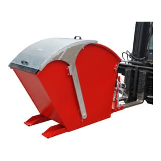 Bauer Kippbehälter RD 750, lackiert, Feuerrot