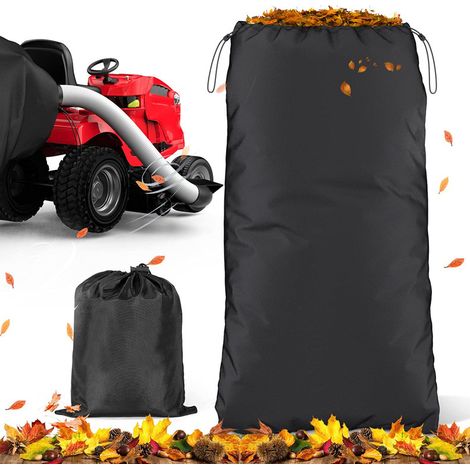 Mehrfach Verwendbarer Rasenmäher-sack Für Laub, 96 X 56 Zoll, Extra Großer Garten-abfallsammelbeutel