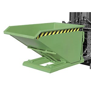 Bauer Kippbehälter NK 50, lackiert, Resedagrün
