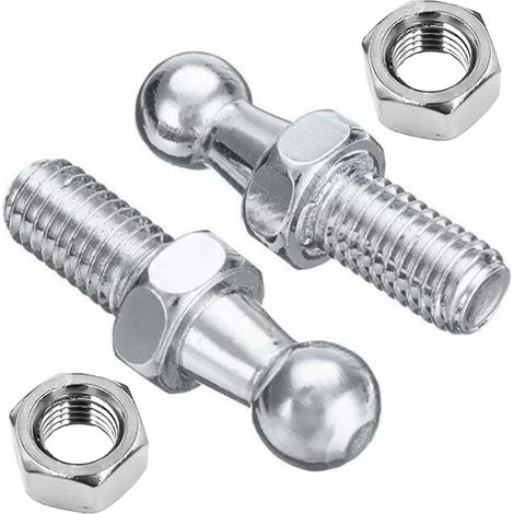 Rotule De Vérin À Gaz M6 – 2 Pièces, Rotule Professionnelle M6 Pour Vérins À Gaz, Bouchon À Extrémité Sphérique