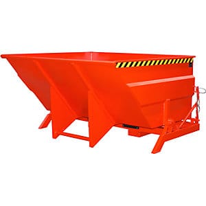 Bauer Kippbehälter BKC 300, lackiert, Feuerrot