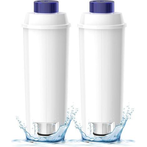 Wasserfilter Für Delonghi Magnifica S Kaffeemaschinen, Filter Für Delonghi Dinamica Und Ecam/etam/esam/bco-serien, Dlsc002 Filterpatrone, Wasserenthärtungsfilter (2 Stück)