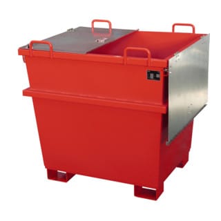Bauer Universalcontainer UC 1000, lackiert, Feuerrot