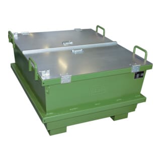 Bauer Universalcontainer UC 500, lackiert, Resedagrün