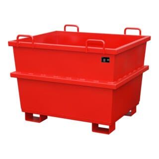 Bauer Universalcontainer UC 750, lackiert, Feuerrot