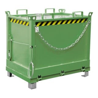 Bauer Klappbodenbehälter FB 750, lackiert, Resedagrün