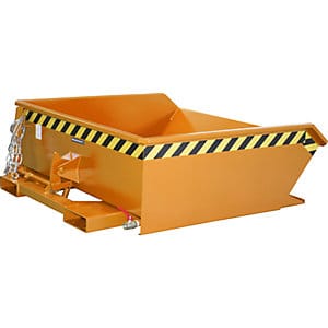 Bauer Mini-Spänebehälter SMGU 460, lackiert, Gelborange