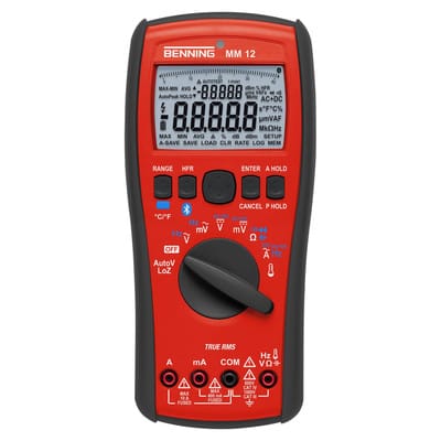 Multimeter mm 12 0,0001 V-1000 v ac/dc true rms