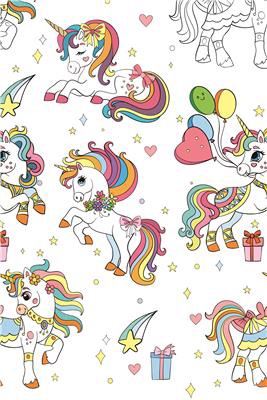 Tischdecke Aus Papier Mit Einhornmotiv, Pony-partymotiv, 120 X 180 Cm