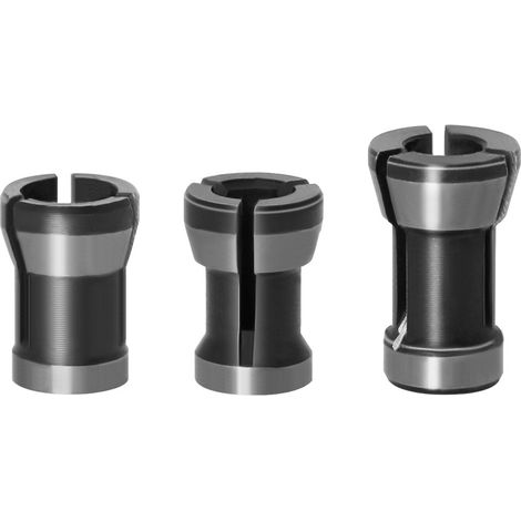 3er-set Konversionsmuttern Für Winkelschleifer 6/6,35/8 Mm, Schaftfräserhalter Aus Schwarzem Kohlenstoffstahl, Kompatibel Mit Fräs- Und Graviermaschinen.