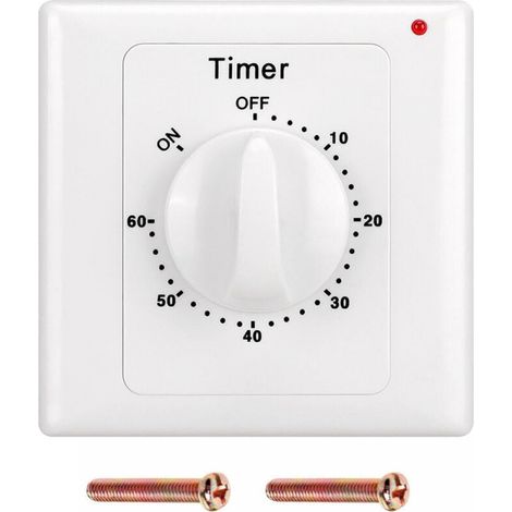 Ac 220 V Zeitschaltuhr Für Hochleistungs-pumpe, Elektronische Steuerung, Mechanischer Countdown-steckdosen-timer – 60 Minuten