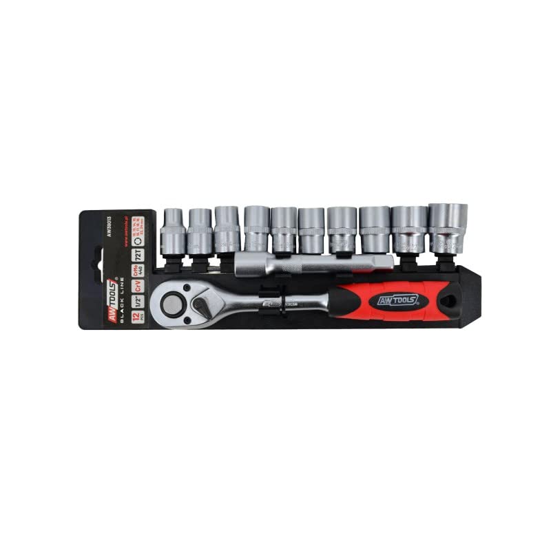 Awtools Zestaw Kluczy 1/4" 14 Elem. Black Line
