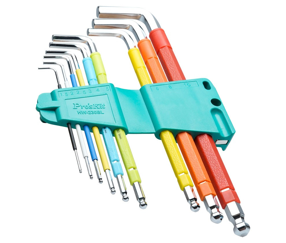 Magnetischer Inbusschlüssel-satz 1,5-10mm