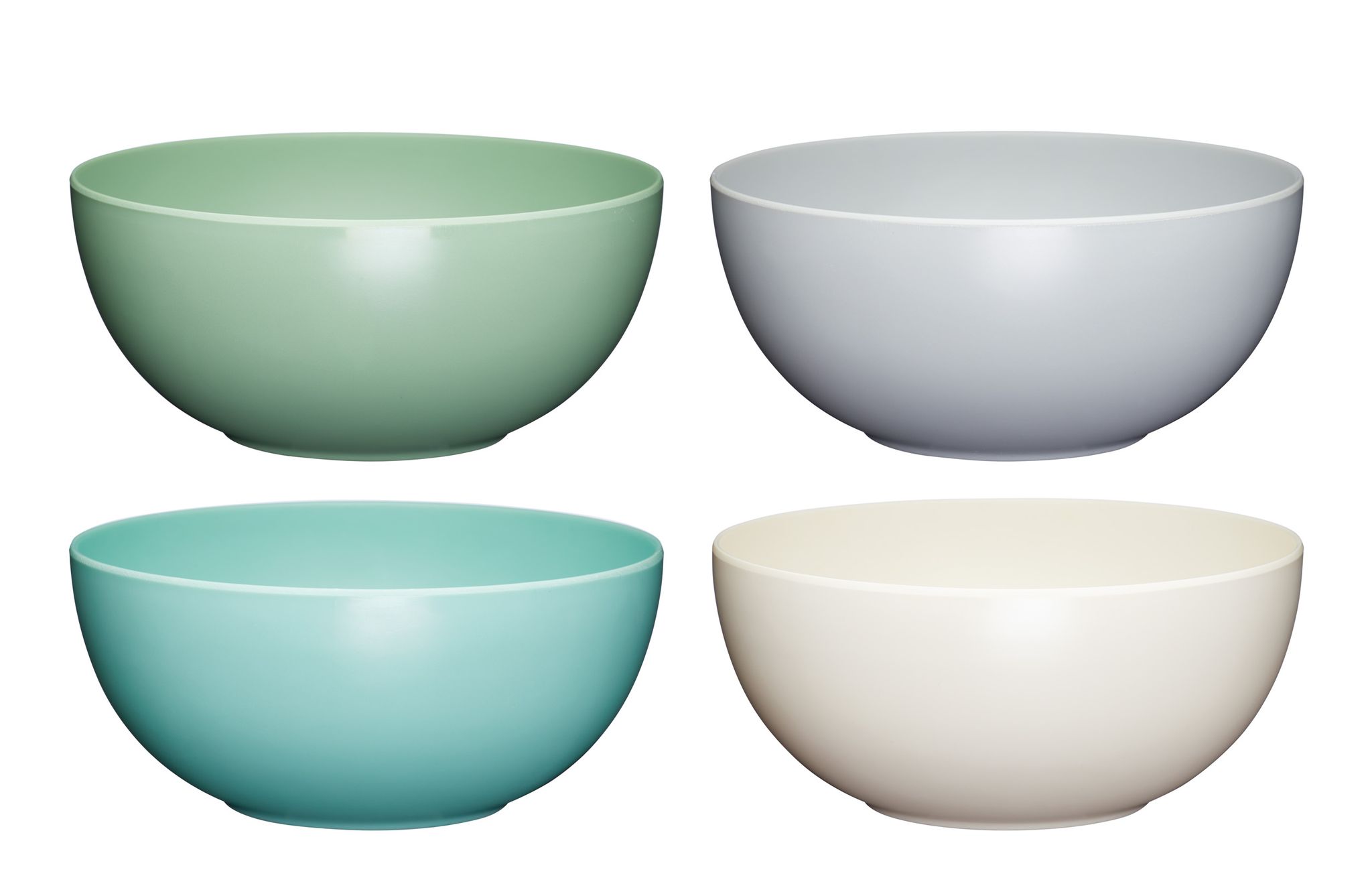 Colourworks Schalen De Kunststoff De Melamin, Farben 'classics', Set De 4