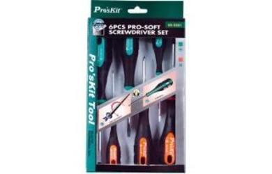 Satz Mit 6 Magnetischen Schraubendrehern.