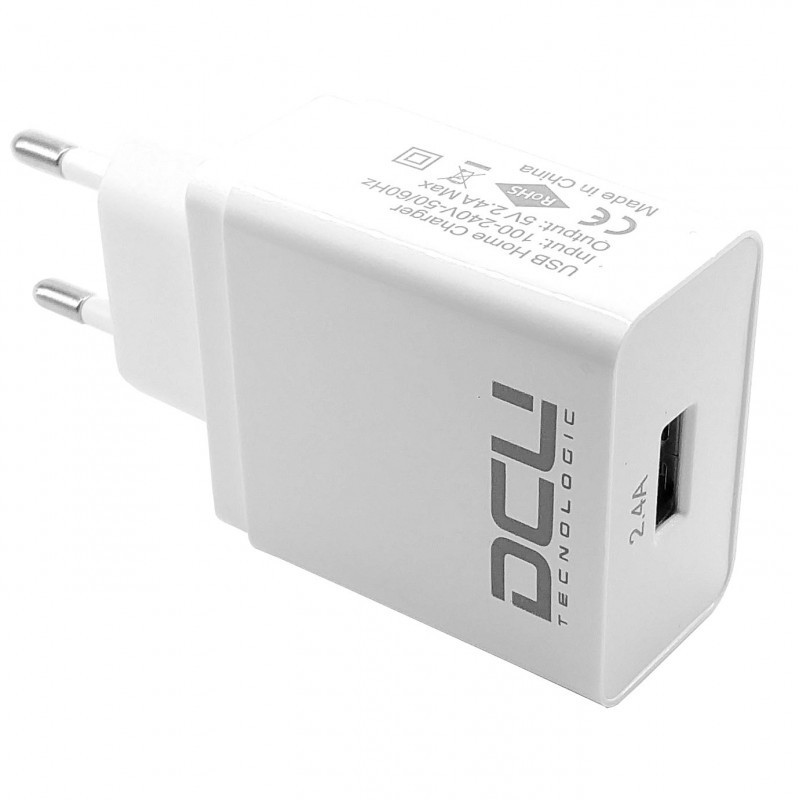 Usb-ladegerät Rot 230vac Ausgang 5vdc 2,4amp Blanco