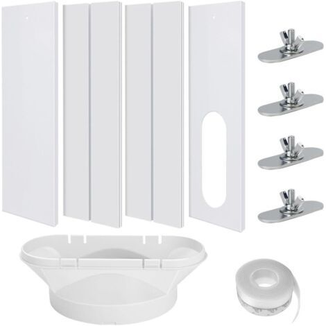 Kit Zur Abdichtung Von Klimaanlagen 4-teilig Länge 172 Cm Adapter Für Schlauch 13 Cm Einfache Installation An Schiebefenstern