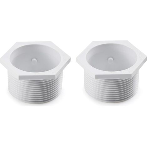 6-500-00 Set Mit 2 Universellen Wandanschlüssen Für Poolreiniger (uwf) - Exaktes Ersatzteil Für Die Poolreiniger Polaris 480, 380, 360, 280, 180, 165, 65 Und Turtle