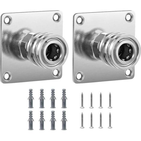 Set Aus 2 Automatischen Schaumkanonen-haltern, Wandmontierter Halter Für Schaumkanone Mit Schnellkupplung 6,35 Mm