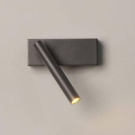 Universelle, Um 350° Drehbare Wandlampe, Kompatibel Mit Leselampen, Verdrahtete Led-wandleuchte Aus Aluminium Mit Schalter.