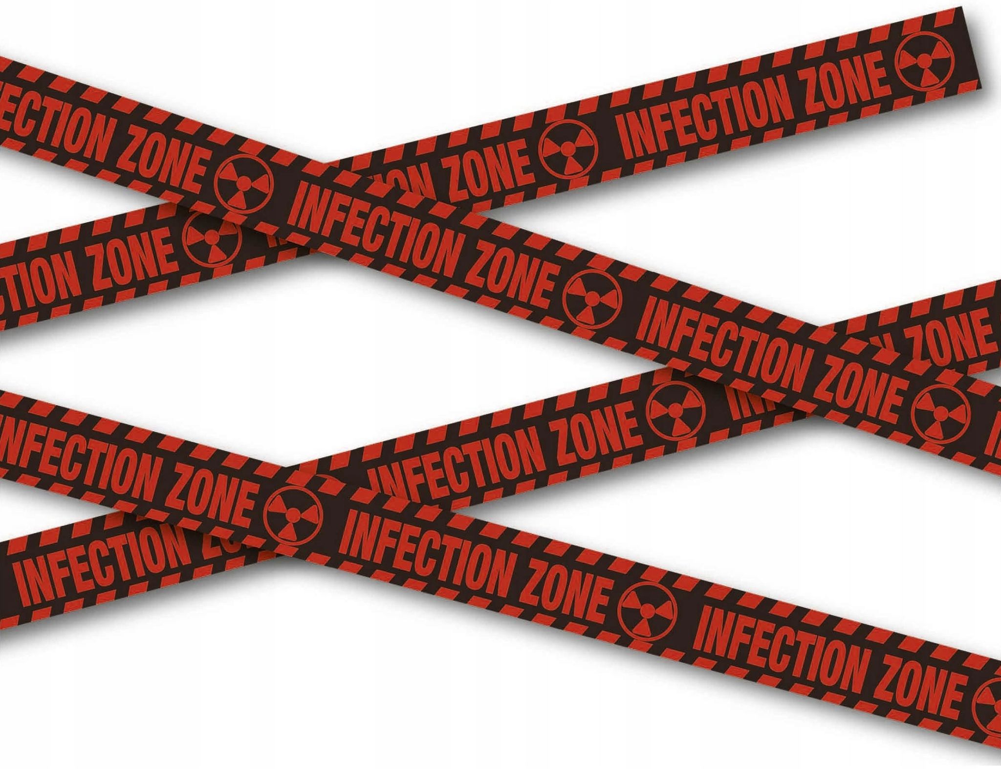 Polizeiwarnband, Infektionszone, Zombie-halloween-horror, 6 M