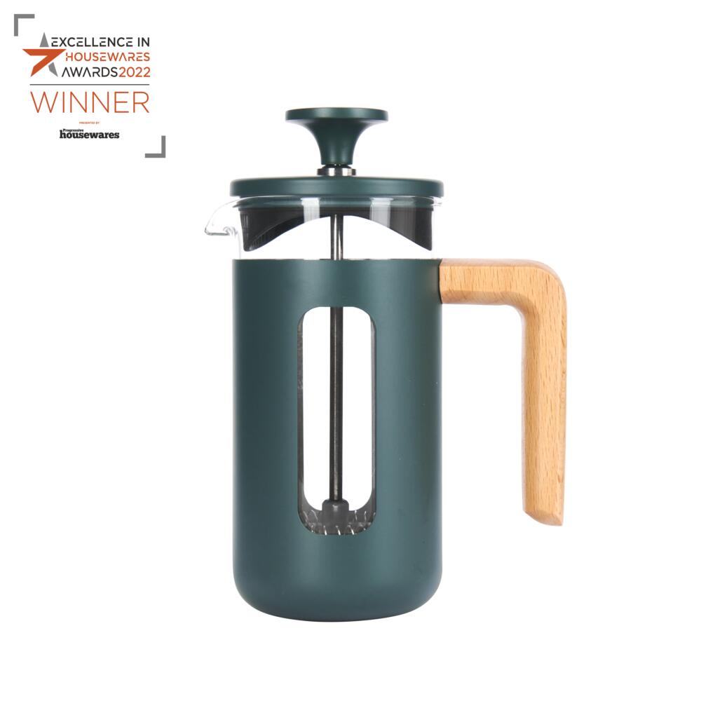 La Cafetière Pisa Kaffeemaschine De Edelstahl Für 3 Tassen, Grün, In Geschenkbox De Geschenk