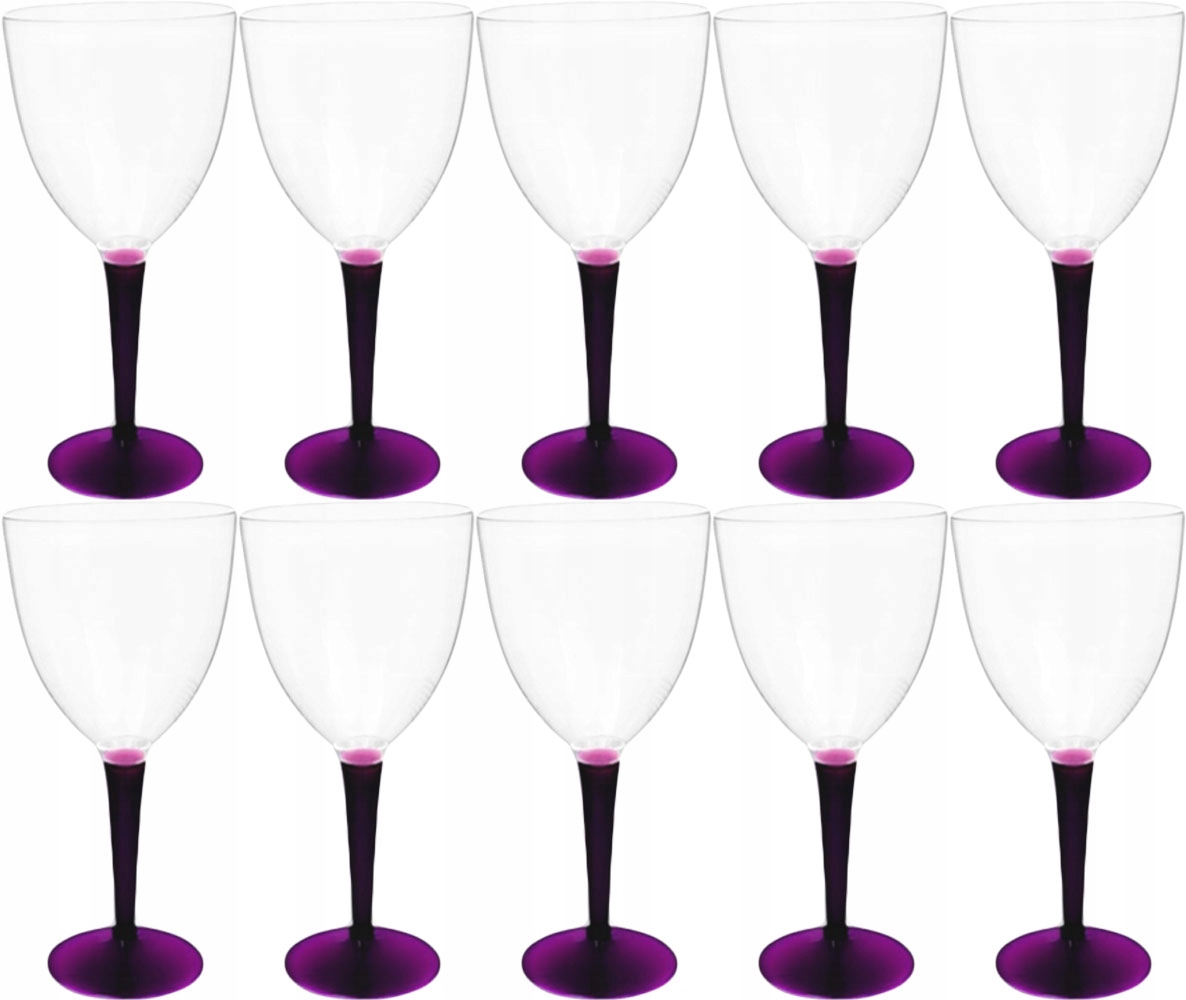 Plastikgläser Für Wein, Desserts, Champagner, Geburtstage, Bälle, 140 Ml, 10 Stück.