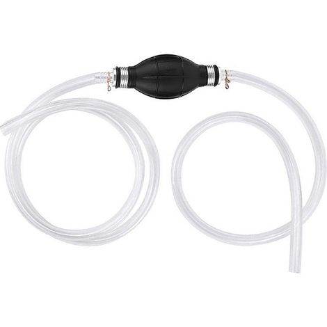 Kraftstoffsiphonpumpe, 2 M Kraftstoffsiphonpumpen-kit, Tragbare Hochdurchfluss-handpumpe, 2 Pvc (1,2 M + 0,8 M) Lieferung Von Automobilbenzin