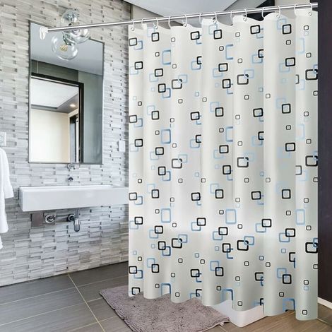200x200 Cm Duschvorhang, Duschvorhang-futter Mit Haken Und Ösen, Schimmelhemmend, Antibakteriell, Wasserdicht Und Waschbar, Geeignet Für Badezimmer.