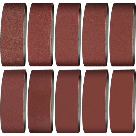 Schleifband 100x915 Mm – Körnung 240/60/80/120/150/240/400 Schleifband Für Schleifen, Polieren Und Entstauben, Ideal Für Holz (12 Stück)