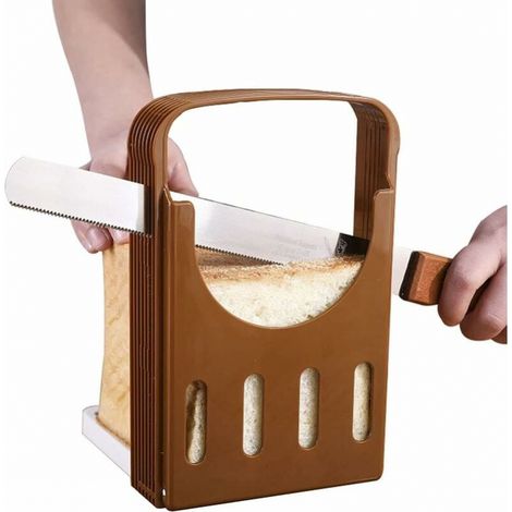 Brot-schneidemaschine, Schneidemaschine Für Toastbrot, Einstellbare 4-stufen-brotschneidemaschine, Brotschneide-messer, Brot-schneidemaschine, Faltbar Und Verstellbar