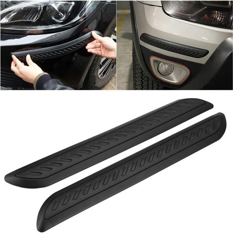 2 Stück Schutzleisten Für Stoßstangen Von Autos, Pvc Kratzfeste Selbstklebende Leiste, Antireibungsaufkleber Für Karosserien, Universeller Kantenschutzaufkleber Für Autos