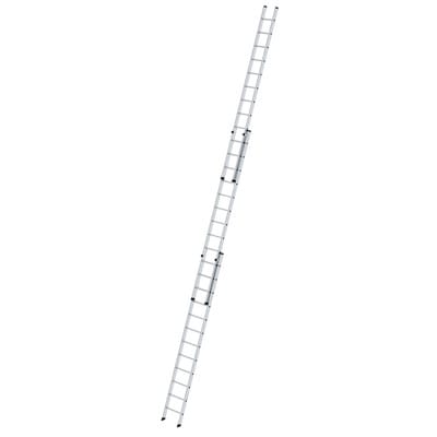 Günzburger Steigtechnik - Sprossen-Schiebeleiter 3tlg. ohne Traverse 3 x 12 Sprossen - 020312