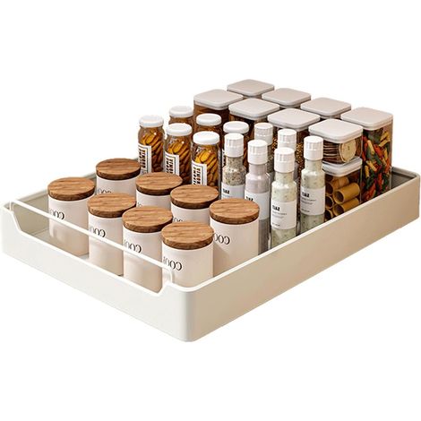 Hiqe-fl Küchenschubladen, Ausziehbare Schublade Für Küchenschränke, 30 Cm, Ausziehbare Schubladen Zur Organisation Von Küchenschränken