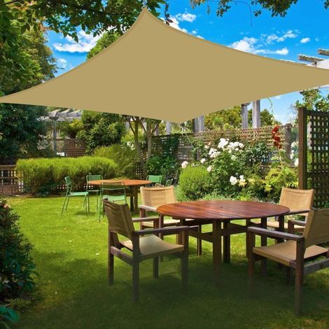 Wasserdichter Sichtschutz 2x3m, Rechteckige Uv-schutz-bespannung Für Außenbereich Garten Terrasse Balkon