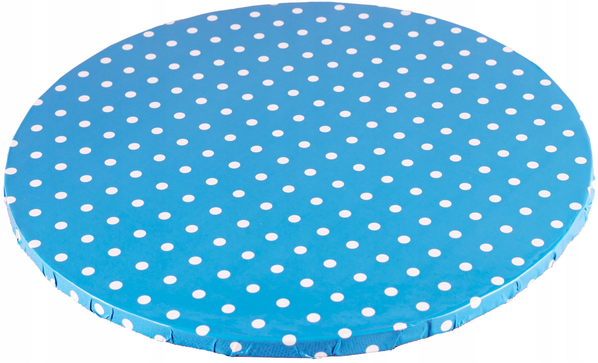 Kuchenboden, Blau Mit Punkten, 25 Cm