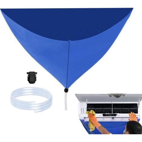 Housse De Nettoyage Pour Climatiseur Split, Kit De Sac De Nettoyage Étanche Pour Climatiseur, Outil De Nettoyage Protecteur Étanche Et Réutilisable, Sac De Nettoyage Mural Pour La Maison