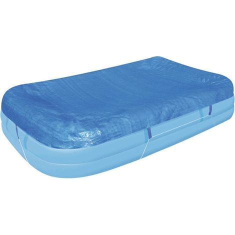 Poolabdeckung 305x183 Cm Aufblasbare Rechteckige Poolplane – Schutzplane Für Rechteckigen Aufstellpool – Schutz Vor Staub Und Regen 305x183 Cm