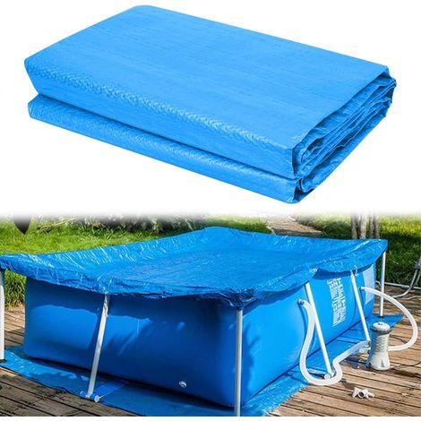 Hiqe-fl Poolbodenmatte, Poolbodenmatte, 500 X 300 Cm, Poolbodenschutz, Swimmingpools, Faltbare Schutzmatte, Poolbodenmatte, Für Rechteckige & Runde Pools.