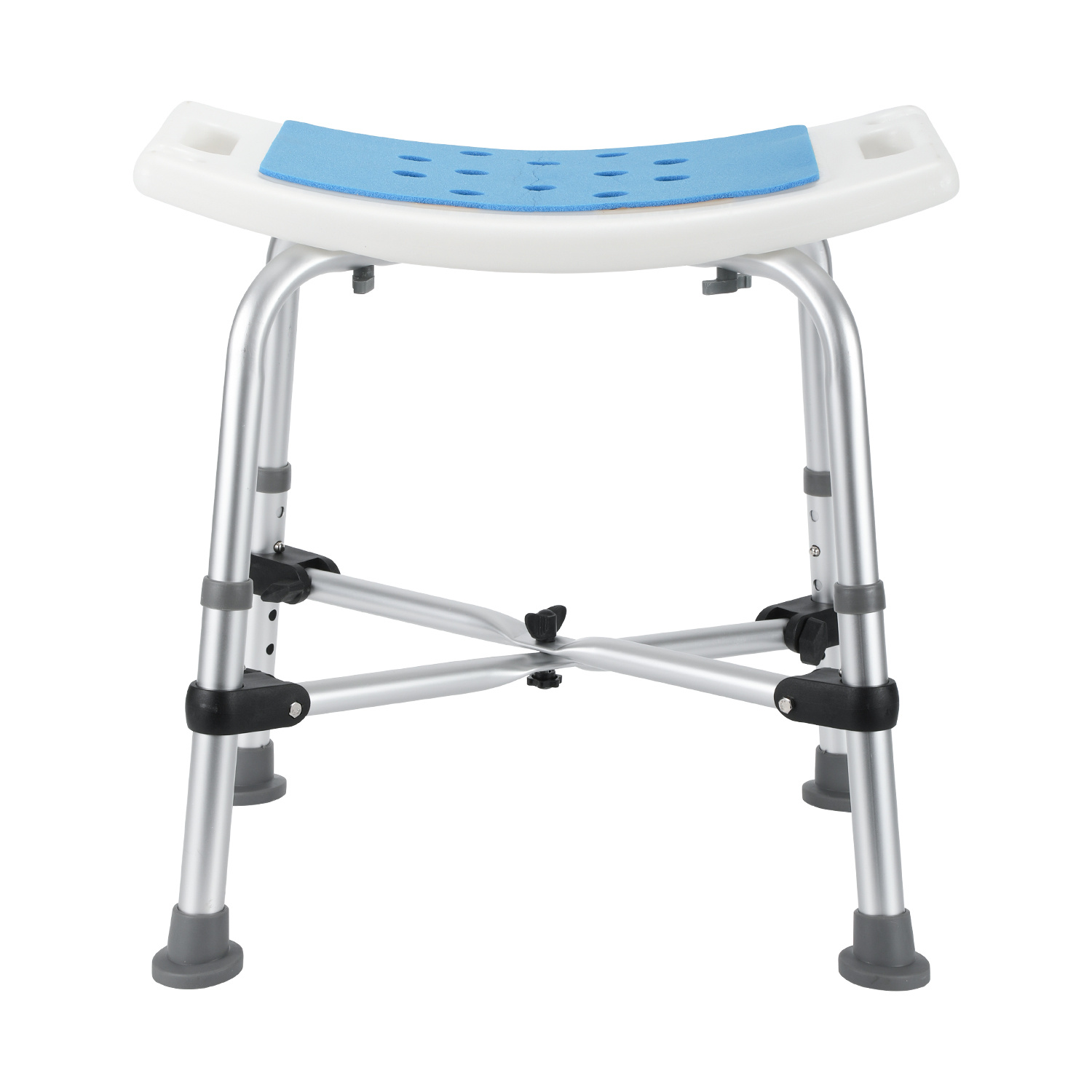 Tolletour Extra Robuster Bariatrischer Duschhocker, 180 Kg Belastbar, Breite Basis Für Maximale Stabilität