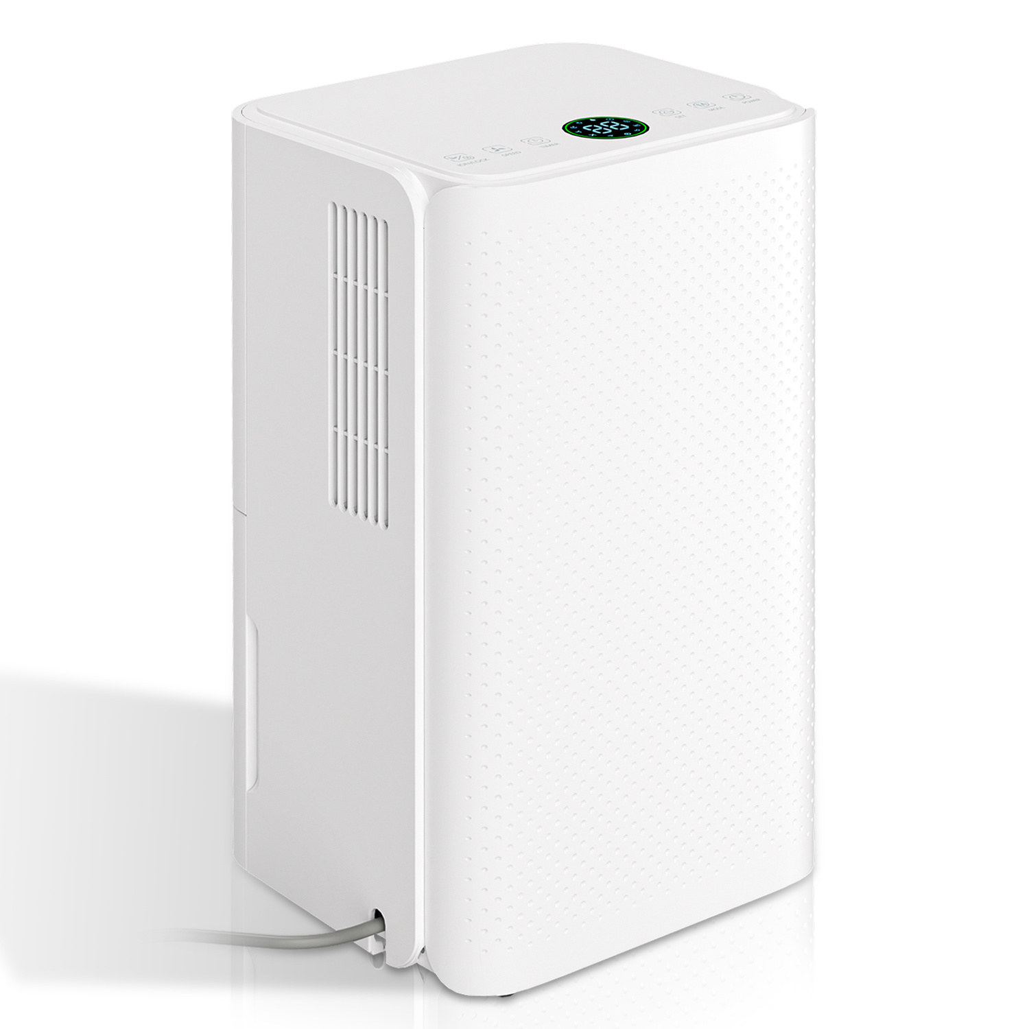Tolletour Luftentfeuchter 200 W, 16 L/24 H, 2-l-tank, Schlafmodus, Memory-funktion Und Ablaufschlauch