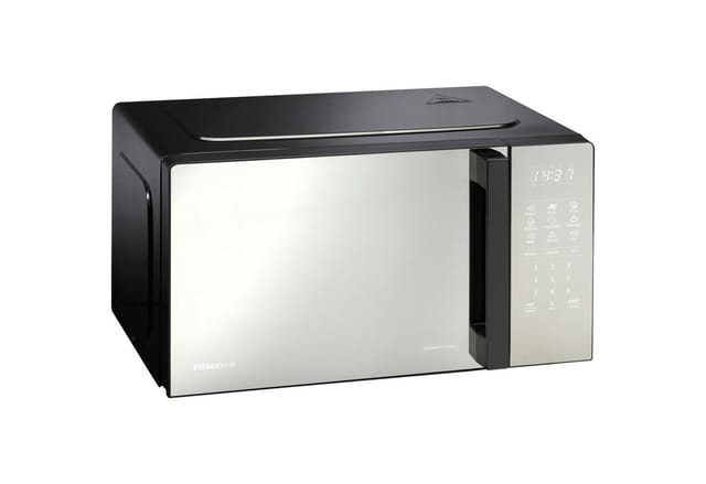 Hisense H20MOMBS4HG Mikrowelle Flache Oberfläche Mikrowelle mit Grill 20 l 700 W Silber