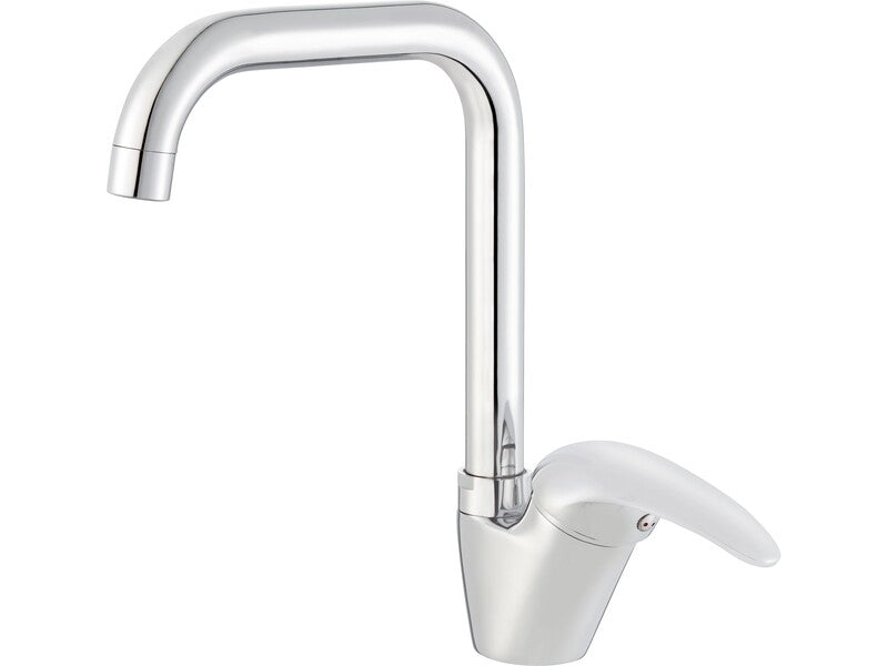 [neuwertig] B-ware Einhebel-küchenarmatur Berri Chrom Küchenmischer Armatur Verchromt 721g 26cm