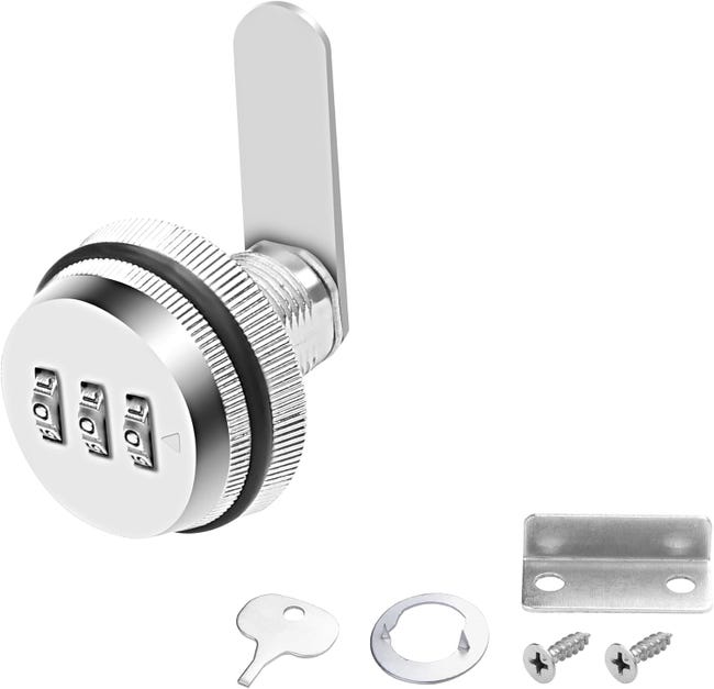 (20 Mm) Modulares Nockenschloss / Kombinationsschloss Geeignet Für Plattenstärken Von 5 Bis 12 Mm Sicherheitsschloss.