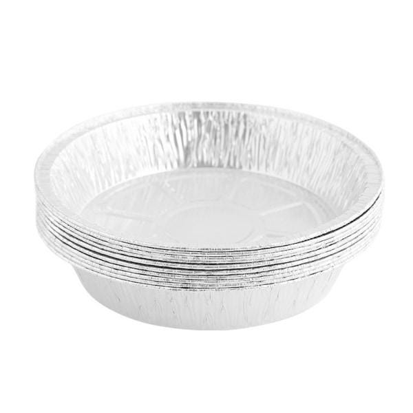 20 Einweg-aluminiumteller (18 Cm), Geeignet Für Heißluftfritteusen, Kochen, Backen Und Aufbewahrung.